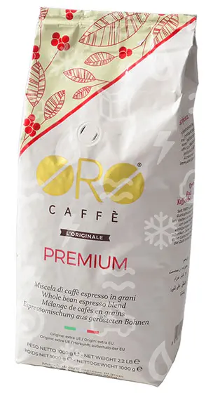 zrnková káva ORO Caffe Premium bar blend, 1 kg